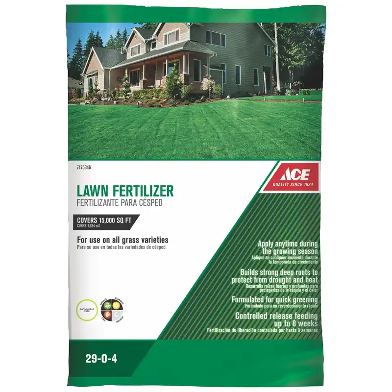29-0-4 All-purpose Lawn Fertilizer For All Grass Types, 15000 Sq Ft Coverage
