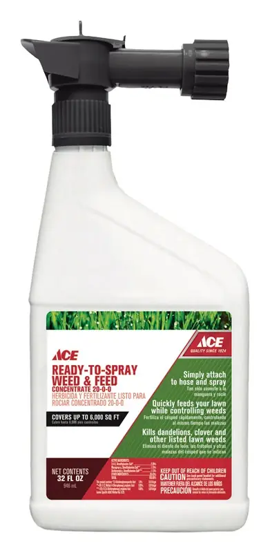 Weed And Feed Ready-to-spray Hose-end Concentrate 32 Oz - Dual Action Formula