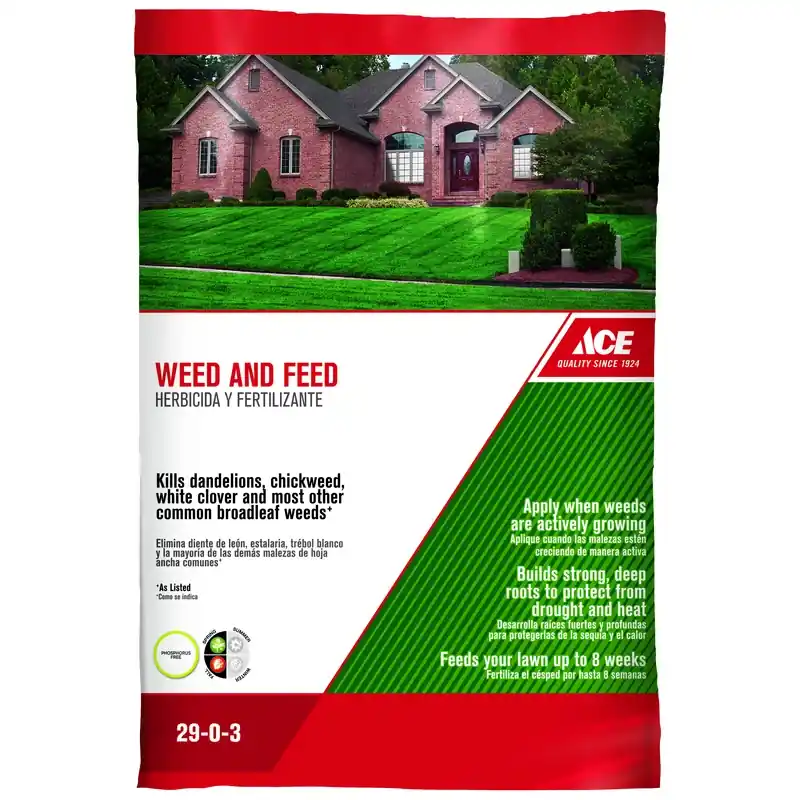 29-0-3 Weed And Feed Lawn Fertilizer For All Grass Types, 5000 Sq Ft