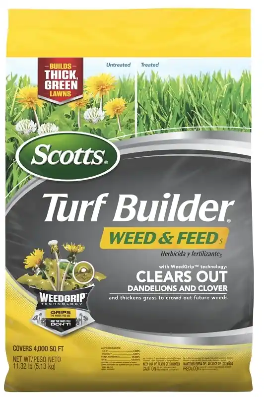 Turf Builder Weed & Feed, 28-0-3 Formula, Covers 4,000 Sq. Ft.