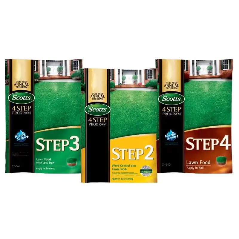3 Step Annual Program Lawn Fertilizer For All Grasses, 5000 Sq Ft Coverage