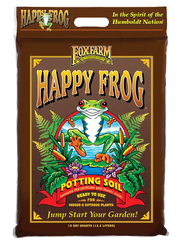 FoxFarm Happy Frog Flower And Plant Potting Soil 12 Qt