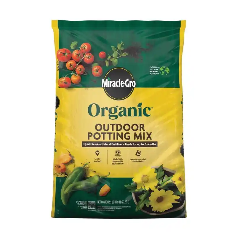 Miracle-gro Organic All Purpose Potting Mix 25 Quart