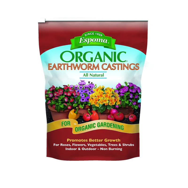 Espoma Earthworm Castings Organic All Purpose Fertilizer 4 Qt