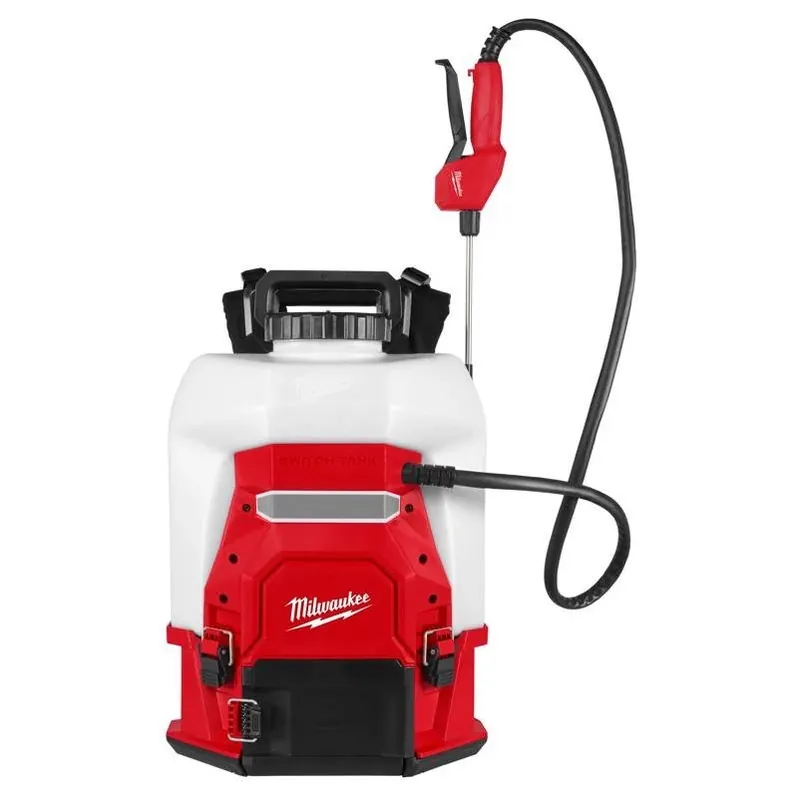 Milwaukee M18 4‑Gal Cordless Backpack Sprayer – SWITCH TANK™ Technology