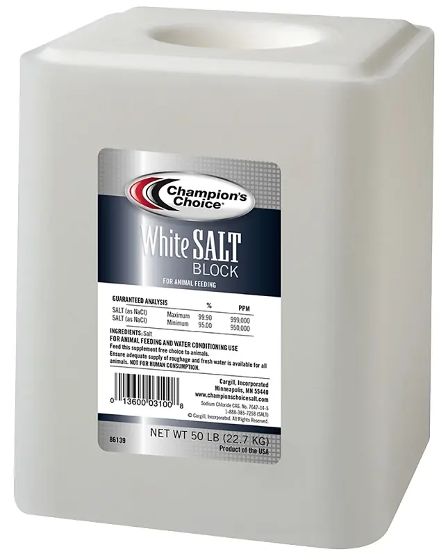 50 Lb. Plain Salt Block For All Animals