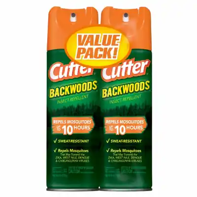 Cutter Backwoods Insect Repellent Liquid For Fleas/Flies/Gnats/Mosquitos 2-6 Oz