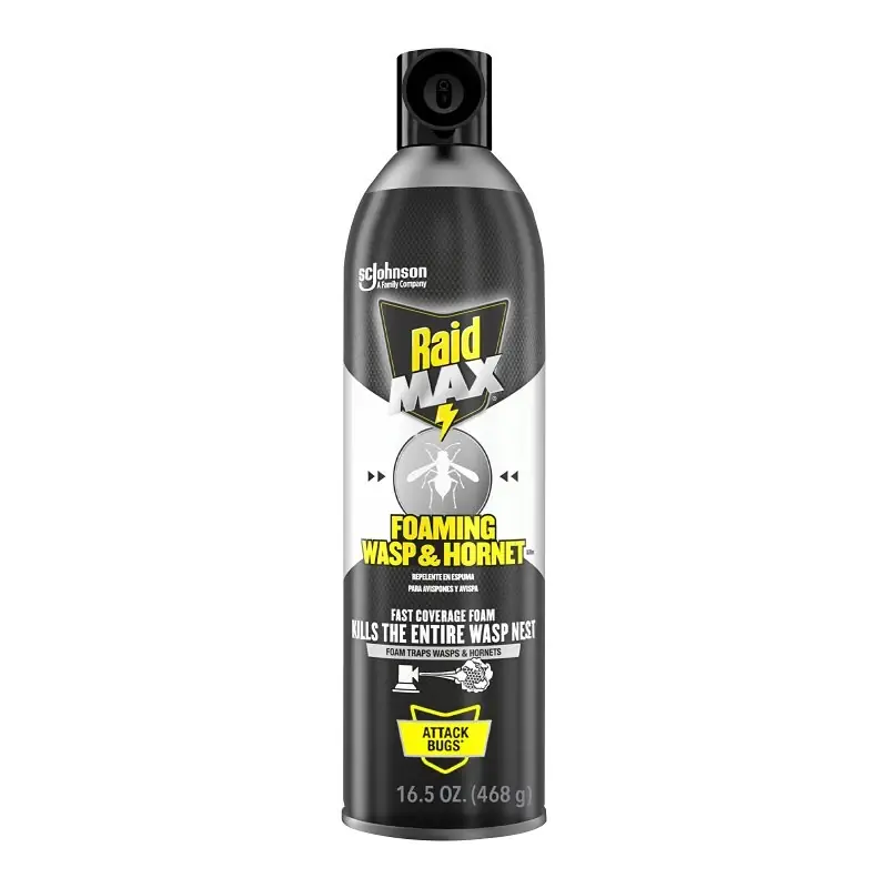 Raid Max 16.5 Oz Foam Wasp And Hornet Killer Aerosol Spray