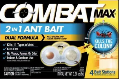 Dual Formula Ant Killer Bait, Indoor/Outdoor Use, 4 Stations