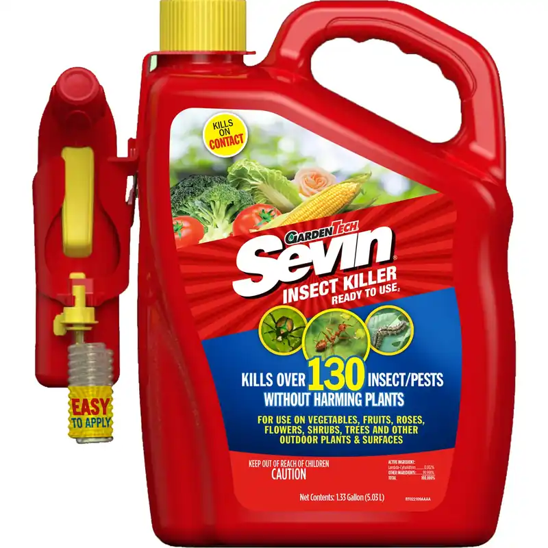 Insect Killer, Safe On Plants, Ready To Use(2) With Power Sprayer, 1.33-Gallons