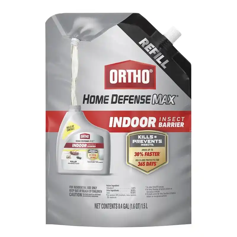 Home Defense Max Indoor Insect Barrier Refill, 1.5 Liters, Model 0224105