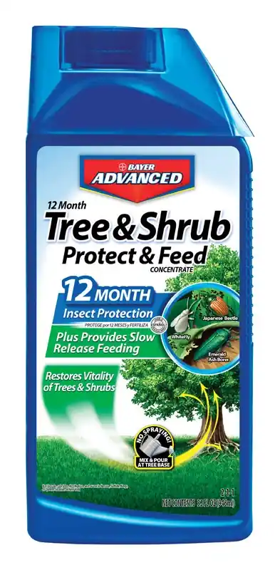 Insect Control With Fertilizer Liquid Concentrate 32 Oz - Dual Action Formula