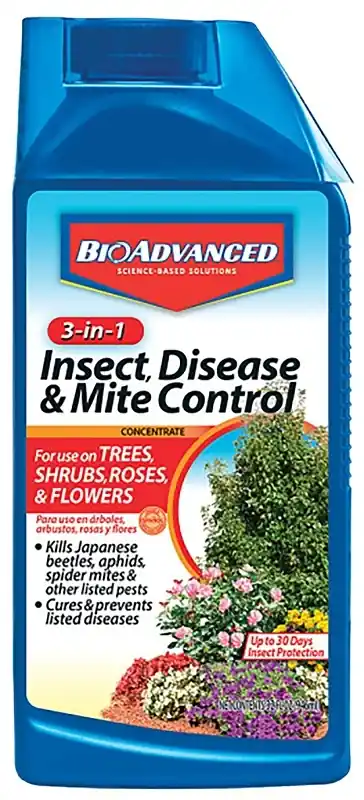 3-In-1 Insect, Disease & Mite Control, 32 Oz. Concentrate