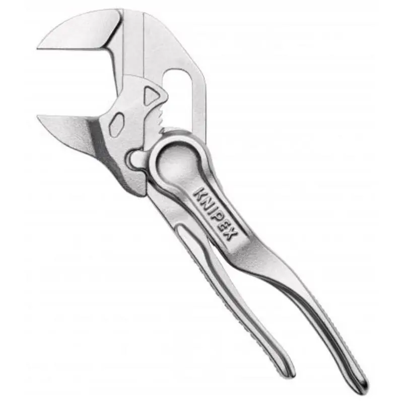 4 Inch Chrome Mini Pliers Wrench With Box-joint Design