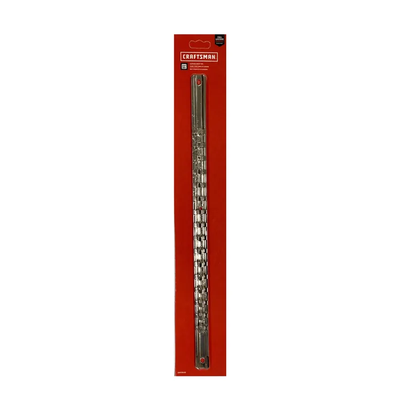 17-1/4 In. L X 1/4 In. Drive Socket Rail - Durable Storage Solution