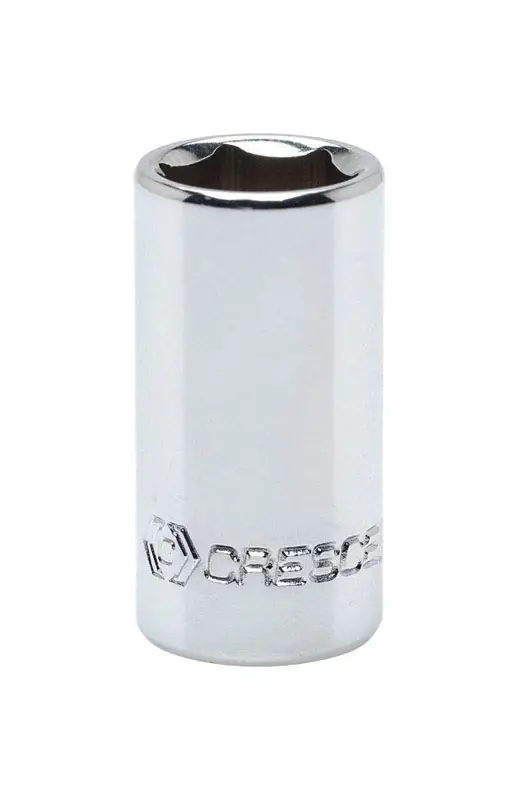 7/16 In. X 1/4 In. Drive Sae 6 Point Standard Socket - Chrome Vanadium Steel