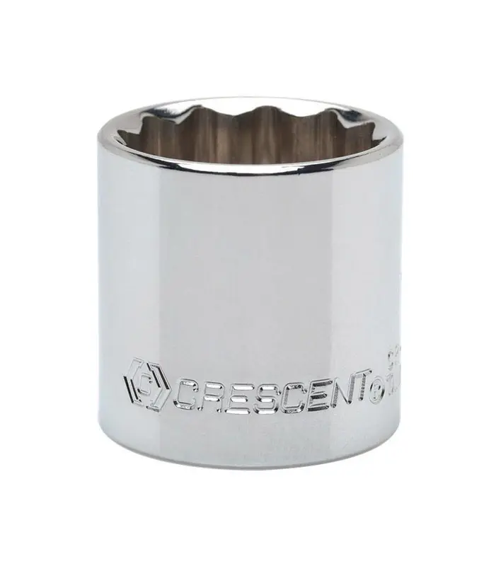 9/16 In. X 3/8 In. Drive Sae 12 Point Standard Socket - Chrome Vanadium Steel
