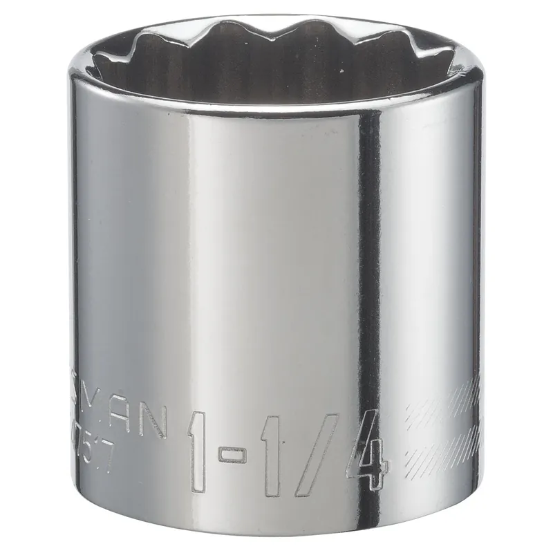 Craftsman 1-1/4 In. X 1/2 In. Drive Sae 12 Point Standard Socket 1 Piece