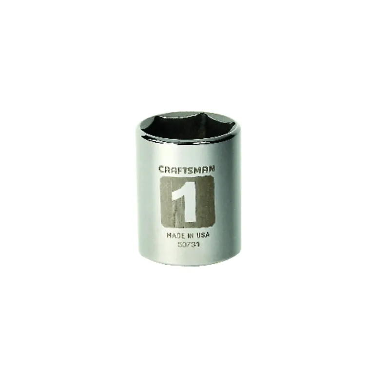 1 In. X 1/2 In. Drive Sae 6 Point Standard Socket - Durable And Reliable