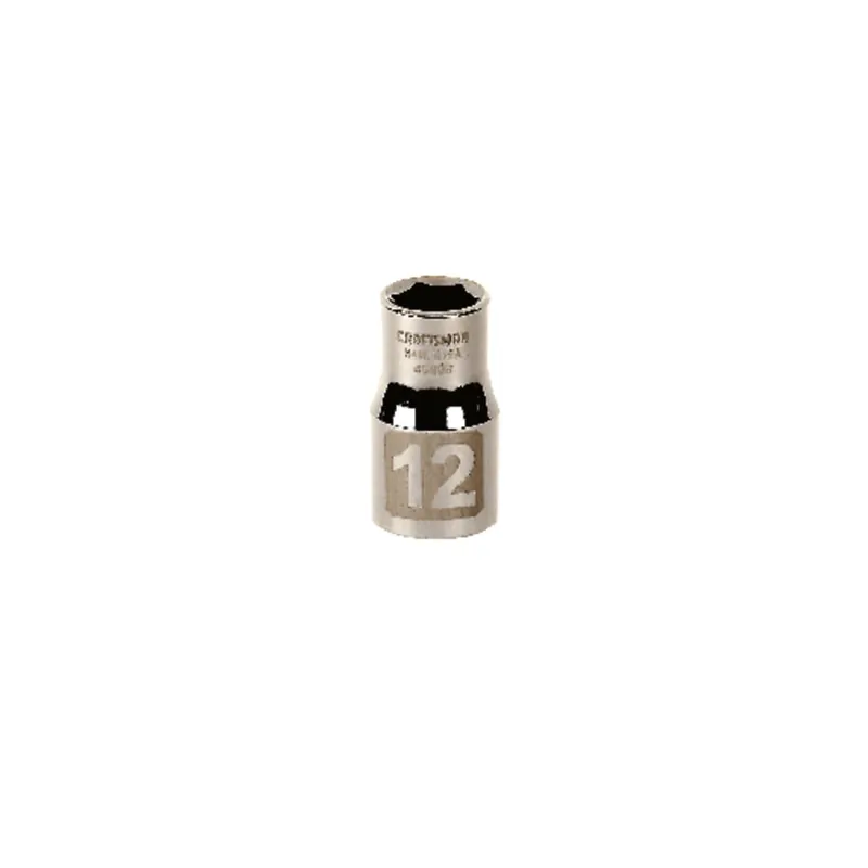 Craftsman 12 Mm X 1/2 Inch Drive Metric 6 Point Standard Socket