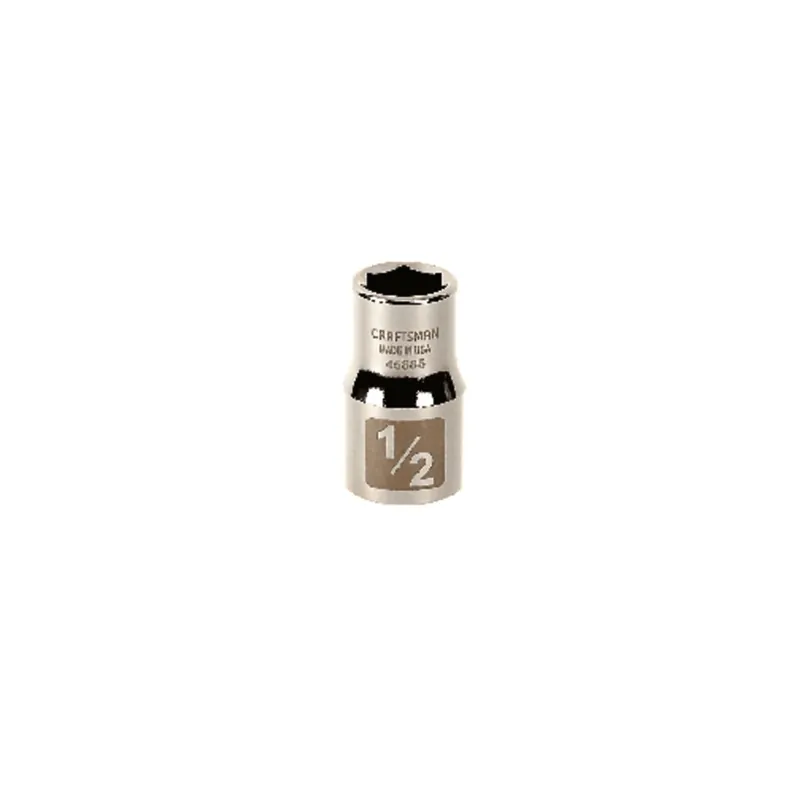 Craftsman 1/2 Inch Drive Sae 6 Point Standard Socket 1 Piece