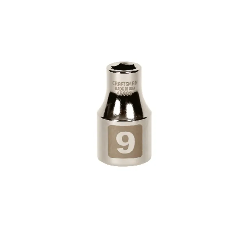 Craftsman 9 Mm X 1/2 Inch Drive Metric 6 Point Standard Socket
