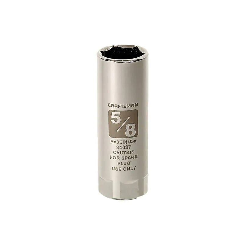 Craftsman 5/8 In X 1/2 In Drive Sae 6 Point Spark Plug Socket