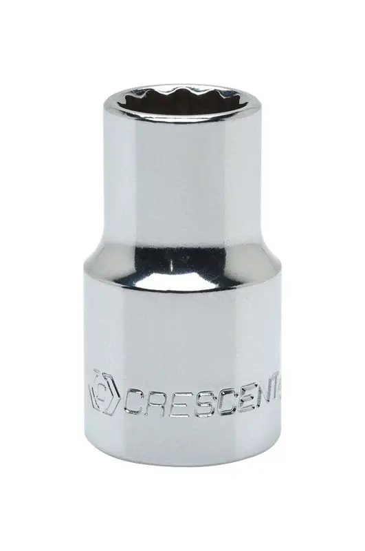 22 Mm X 1/2 In. Drive Metric 12 Point Standard Socket