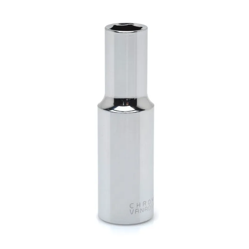 13 Mm X 1/2 In. Drive Metric 6 Point Deep Socket - Chrome Vanadium Steel
