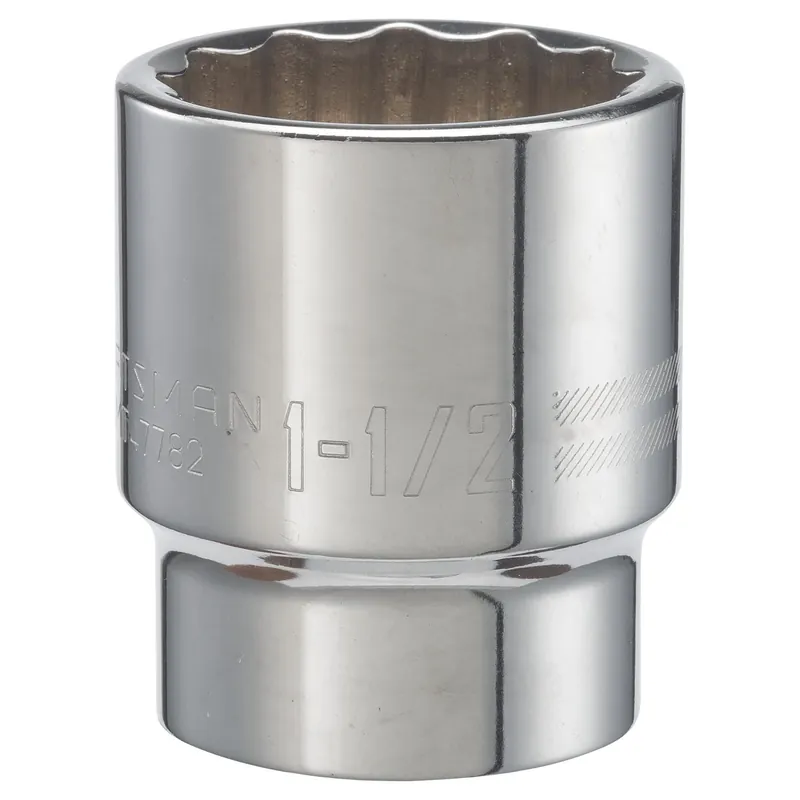 Craftsman 1-1/2 In. X 3/4 In. Drive Sae 12 Point Standard Shallow Socket
