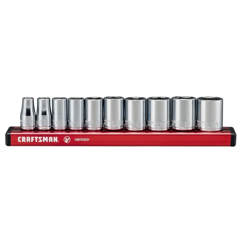 Craftsman V-series 1/4 Inch Drive Metric 6 Point Socket Set 10 Piece