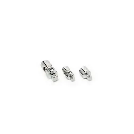 3 Piece Universal Joint And Adapter Set For 1/4 And 3/8 Drive