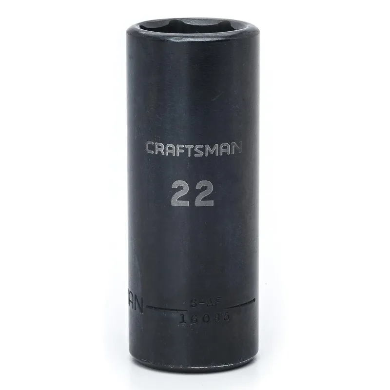 Craftsman 22 Mm X 1/2 Inch Drive Metric 6 Point Deep Impact Socket