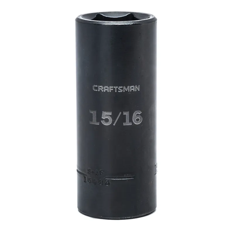 15/16 In. X 1/2 In. Drive Sae 6 Point Deep Impact Socket