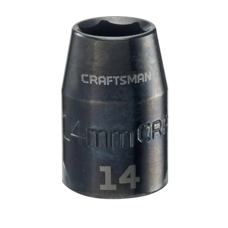 Craftsman 14mm 1/2 In Drive Metric 6 Point Shallow Impact Socket