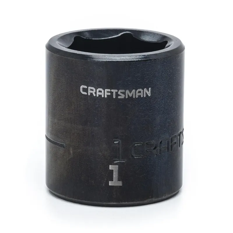 Craftsman 1 In X 1/2 In Drive Sae 6 Point Standard Impact Socket