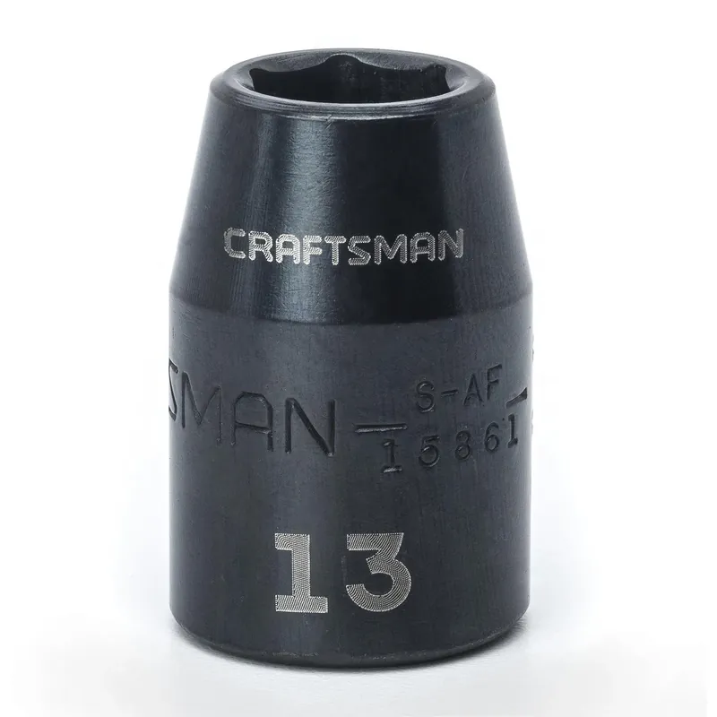 Craftsman 13 Mm X 1/2 In Drive Metric 6 Point Standard Impact Socket