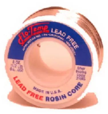 Lead-Free Electrical Solder, .062-In., 8-oz.