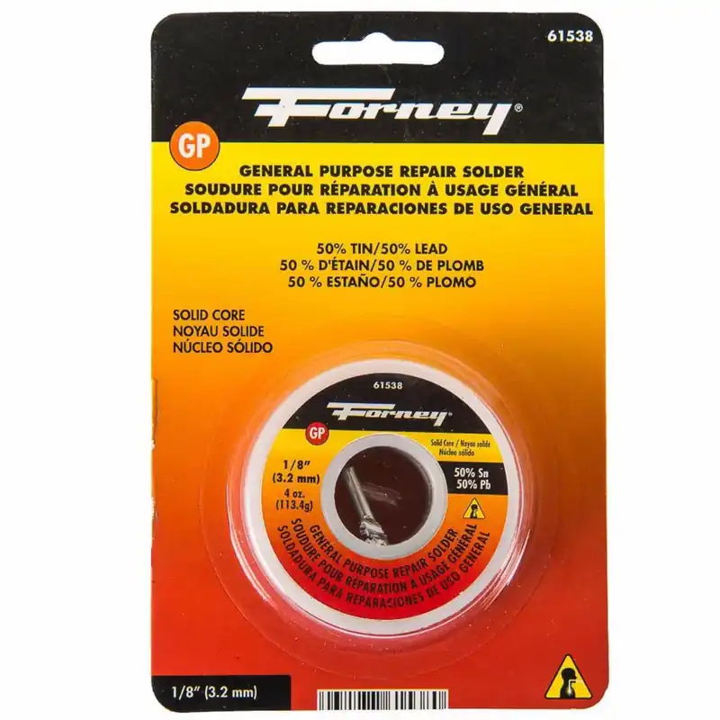 4 Oz Solid Wire Solder 0.13 In. Diameter Tin/lead 50/50 Alloy