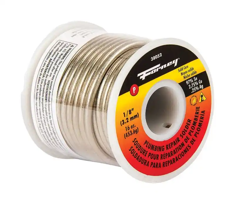 16 Oz Lead-free Plumbing Wire Solder 1/8 In. Diameter Tin/copper/silver 95/5