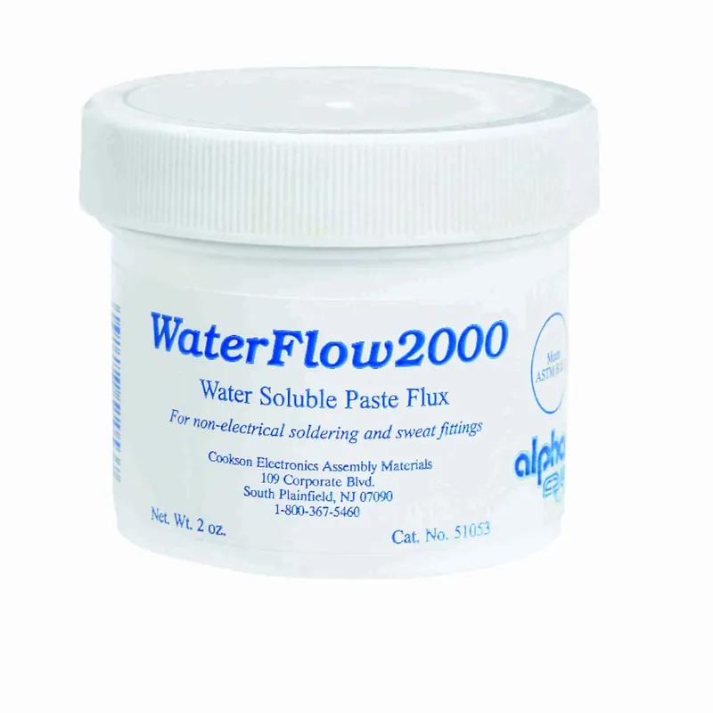 Water-Soluble Plumbing Flux, 2-oz.