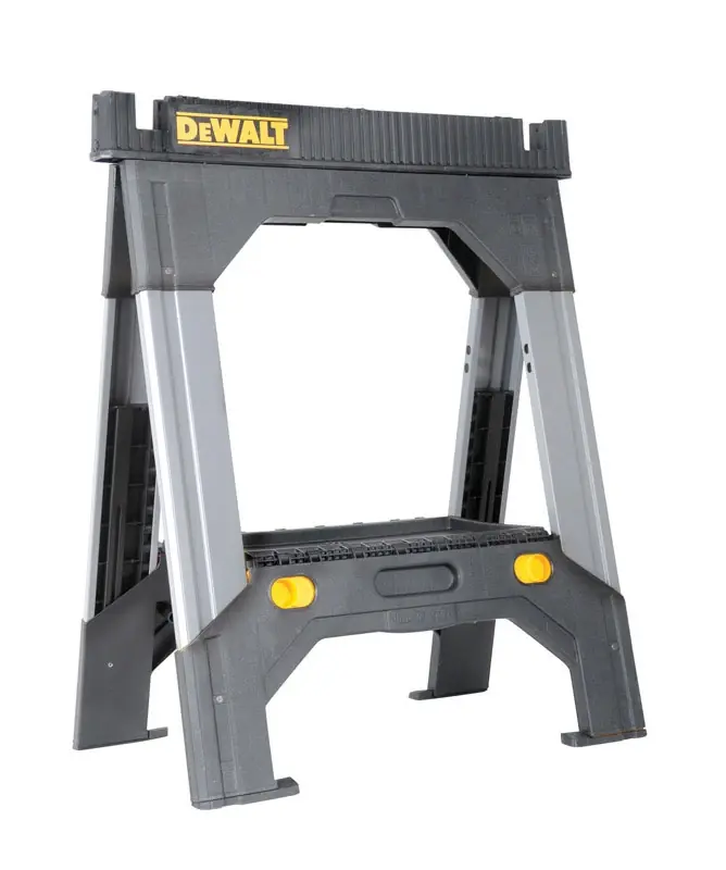 32-11/16 In. H X 27-3/16 In. W Adjustable Folding Sawhorse 2500 Lb Capacity