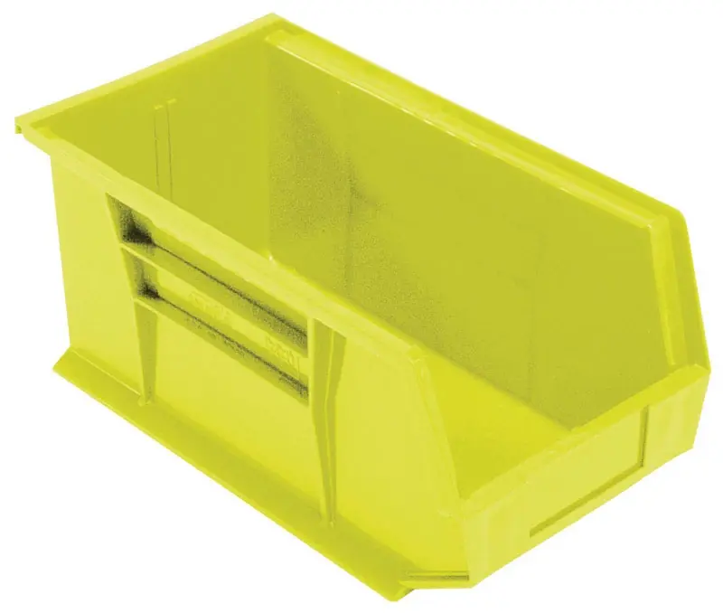 8-1/4 In. W X 6-3/4 In. H Yellow Tool Storage Bin With 1 Compartment
