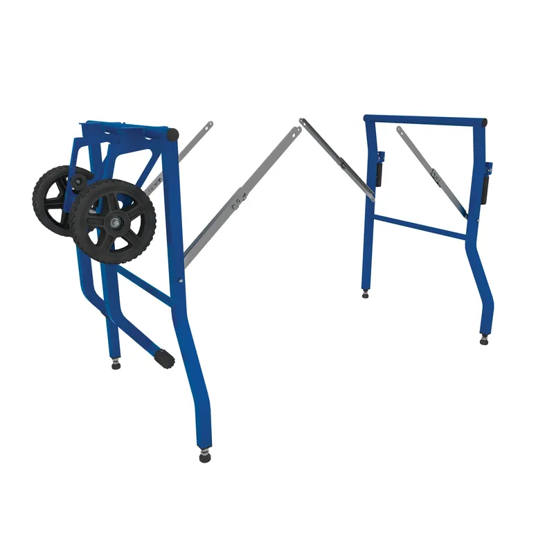 Adaptive Cutting System Steel Folding Project Table Base Blue 33.75 In Height