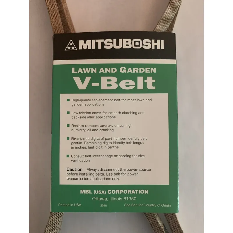 Super Kb 3l Type V-belt, 3/8 In. Width X 34 In. Length