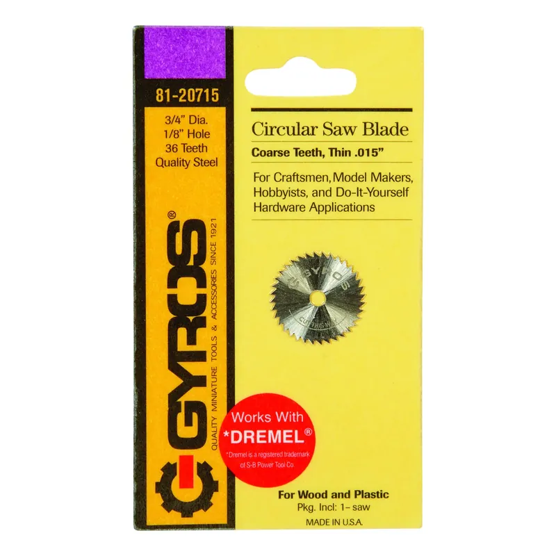3/4 In. Diameter Coarse Teeth Saw Blade