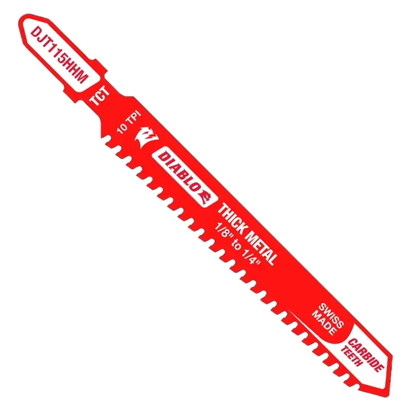 3-3/5 Inch 10 Tpi Carbide T-shank Jig Saw Blade For Thick Metal