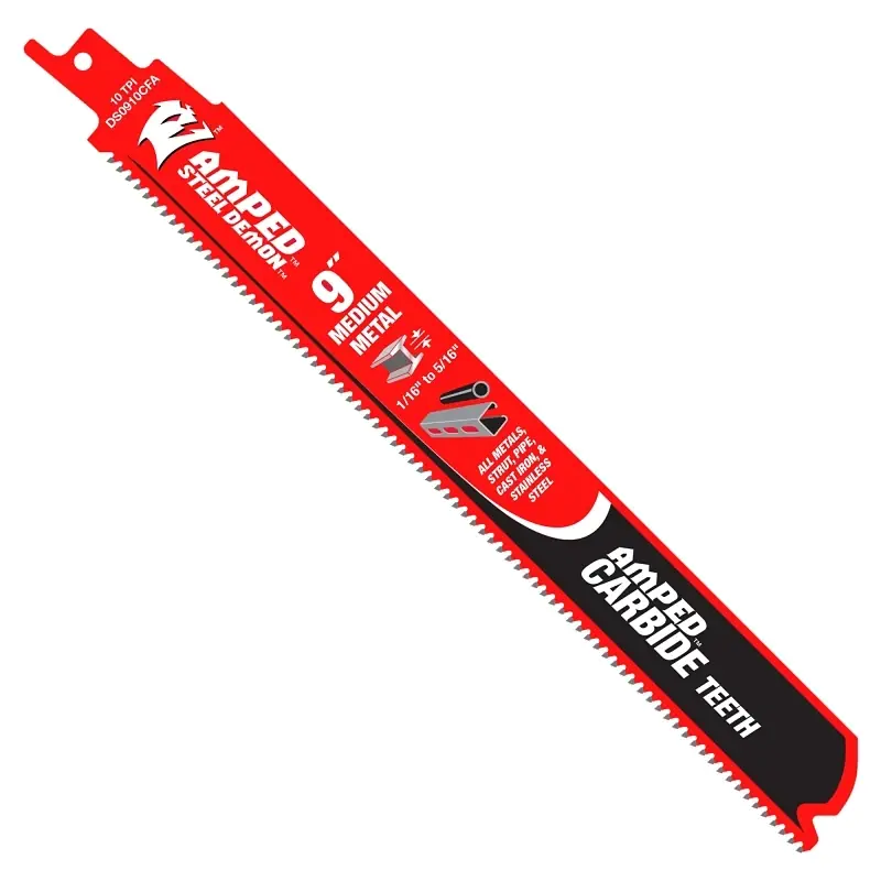 Diablo Demon Amped 9 In. Carbide Reciprocating Saw Blade Set 10 TPI 3 Pk