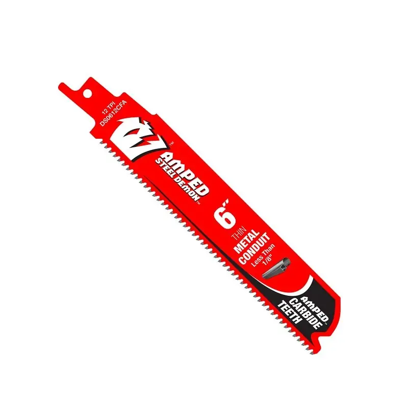 Diablo Amped 6 In. Carbide Tipped Reciprocating Saw Blade 12 TPI 3 Pk