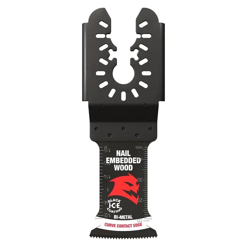 Diablo 1-1/4 In. W Bi-Metal Curved Contact Edge Oscillating Blade Nail-Embedded Wood 10 Pk